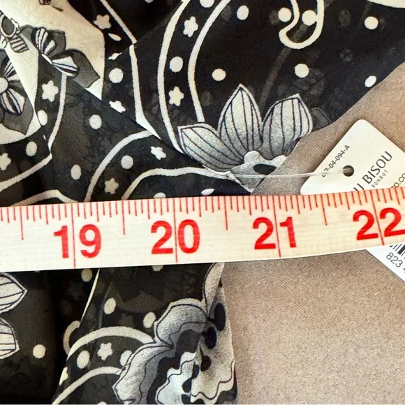 BISOU BISOU. NWT. Bohemian Rhapsody 2. Dita Print. Dress/Tunic w/tassels… - Picture 9 of 11